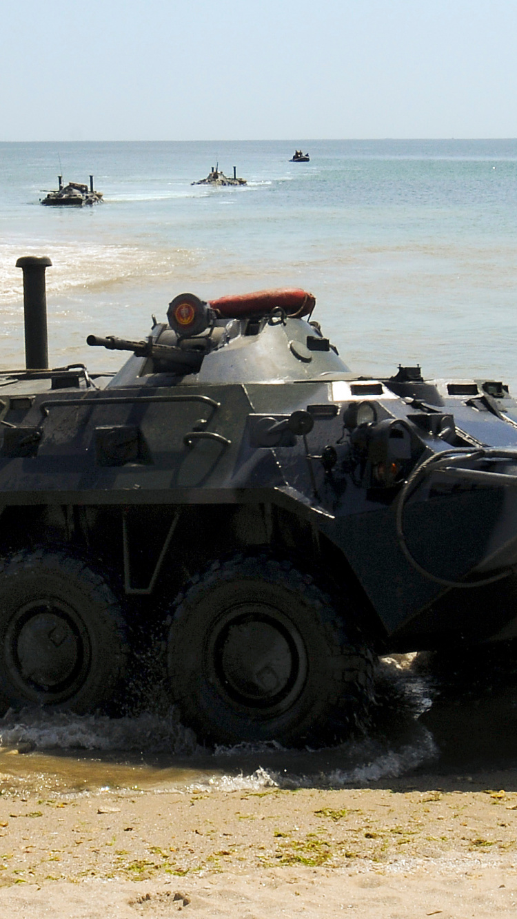 BTR-80, Armored Car, Tank, Military, Marines. Wallpaper in 750x1334 Resolution