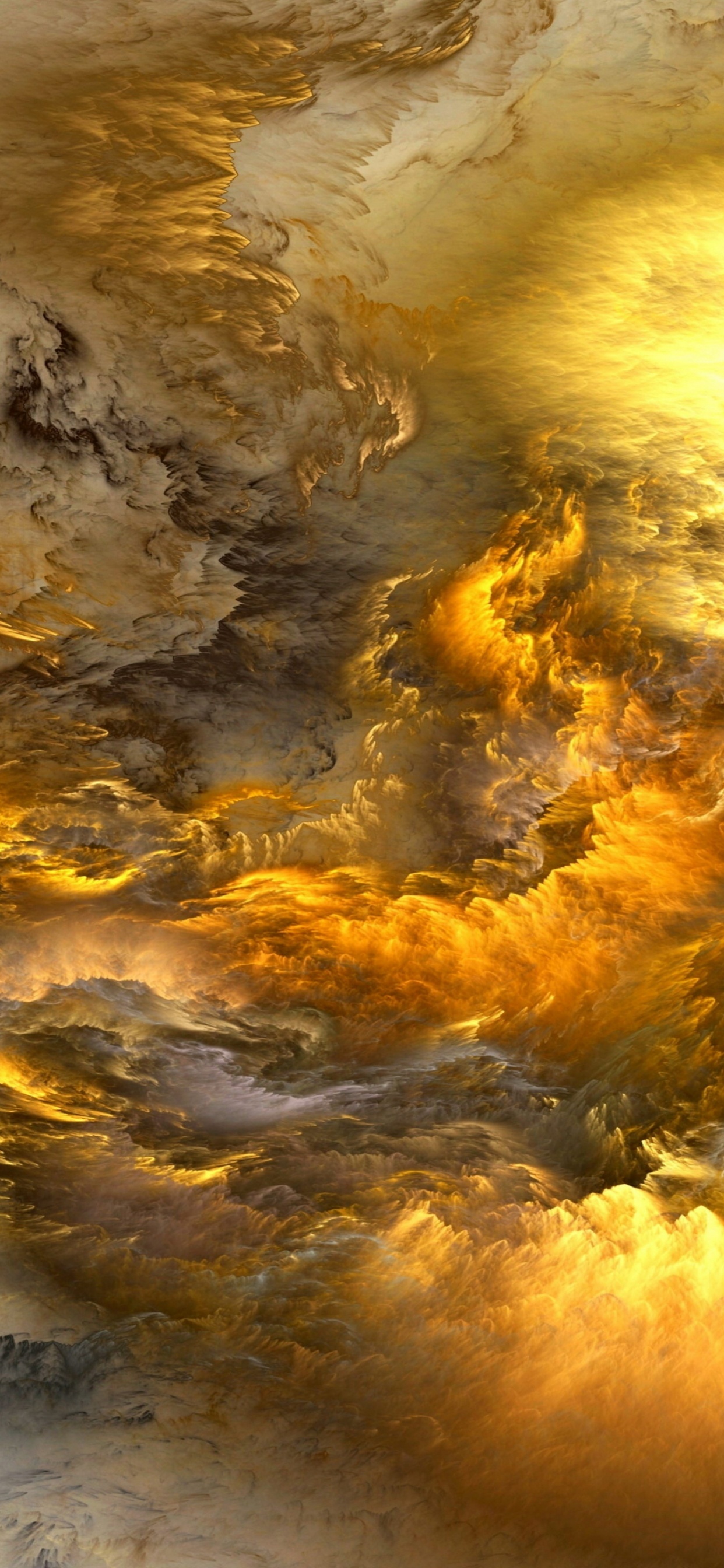 Abstract Psychedelic Nebula Space, Abstract Art, Painting, Canvas, Psychedelic Art. Wallpaper in 1242x2688 Resolution