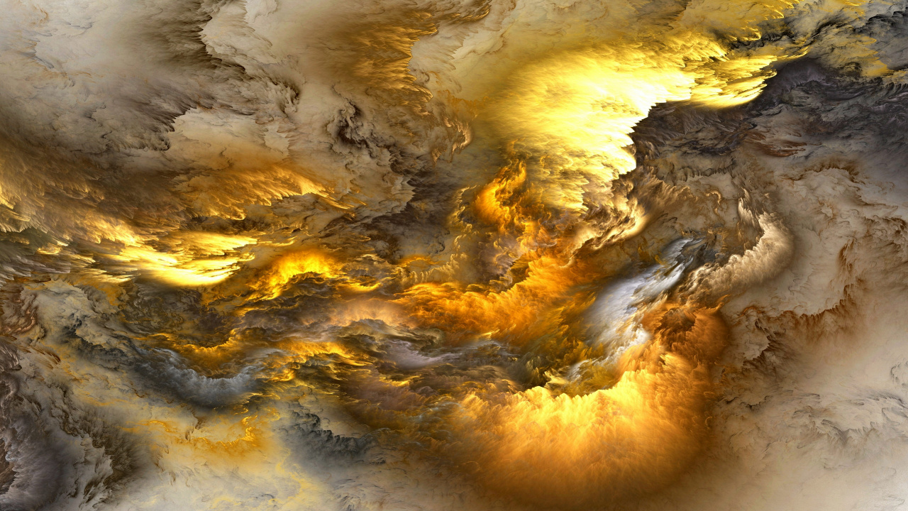 Abstract Psychedelic Nebula Space, Abstract Art, Painting, Canvas, Psychedelic Art. Wallpaper in 1280x720 Resolution