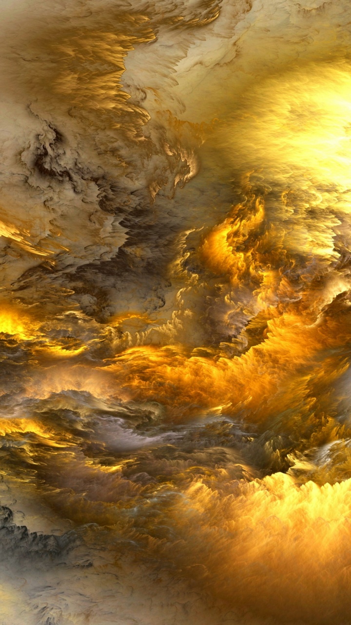 Abstract Psychedelic Nebula Space, Abstract Art, Painting, Canvas, Psychedelic Art. Wallpaper in 720x1280 Resolution