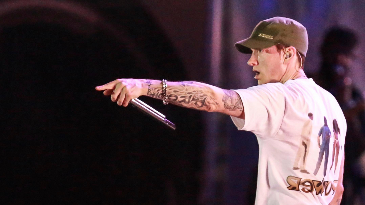 Eminem, Renaissance, Rappeur, Album, Performance. Wallpaper in 1280x720 Resolution