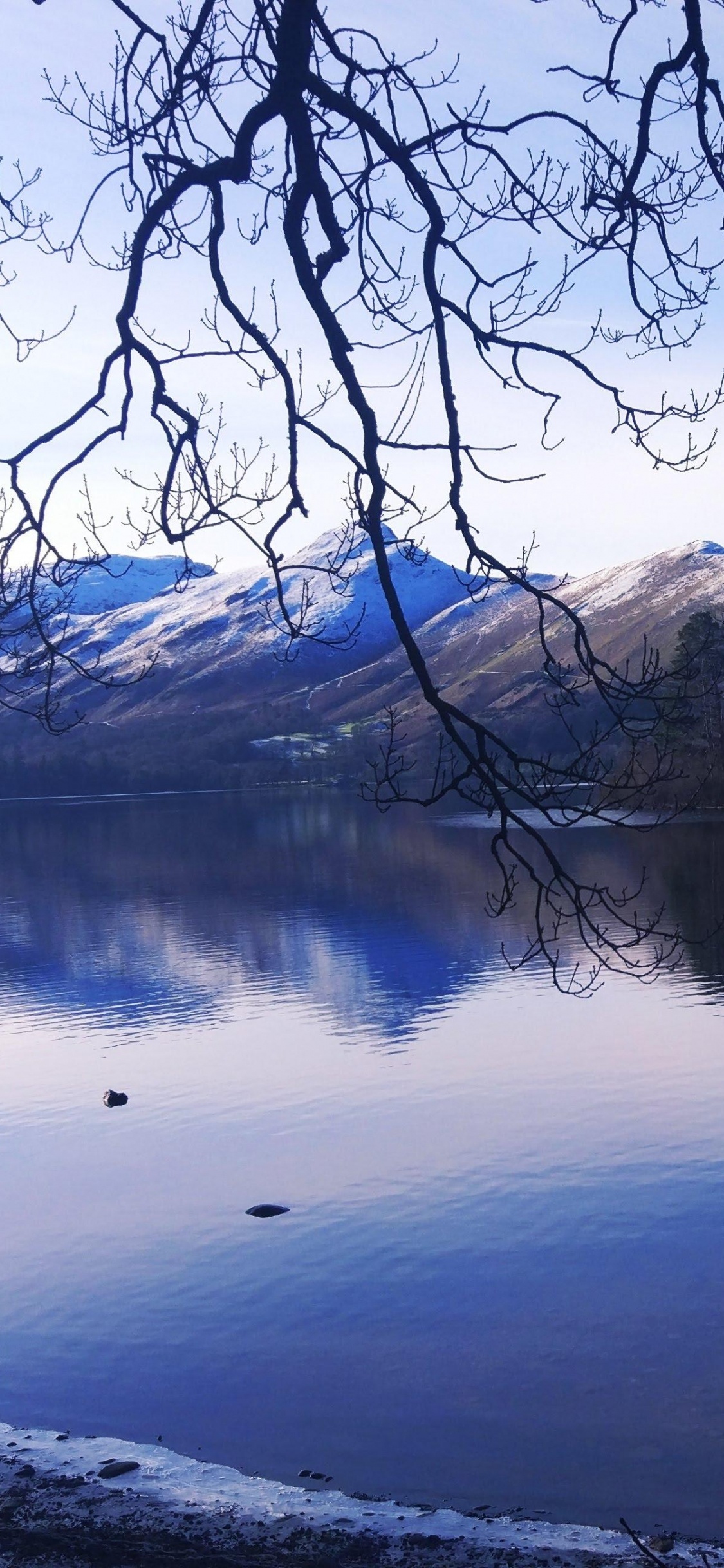 Reflection, Body of Water, Nature, Natural Landscape, Water. Wallpaper in 1125x2436 Resolution
