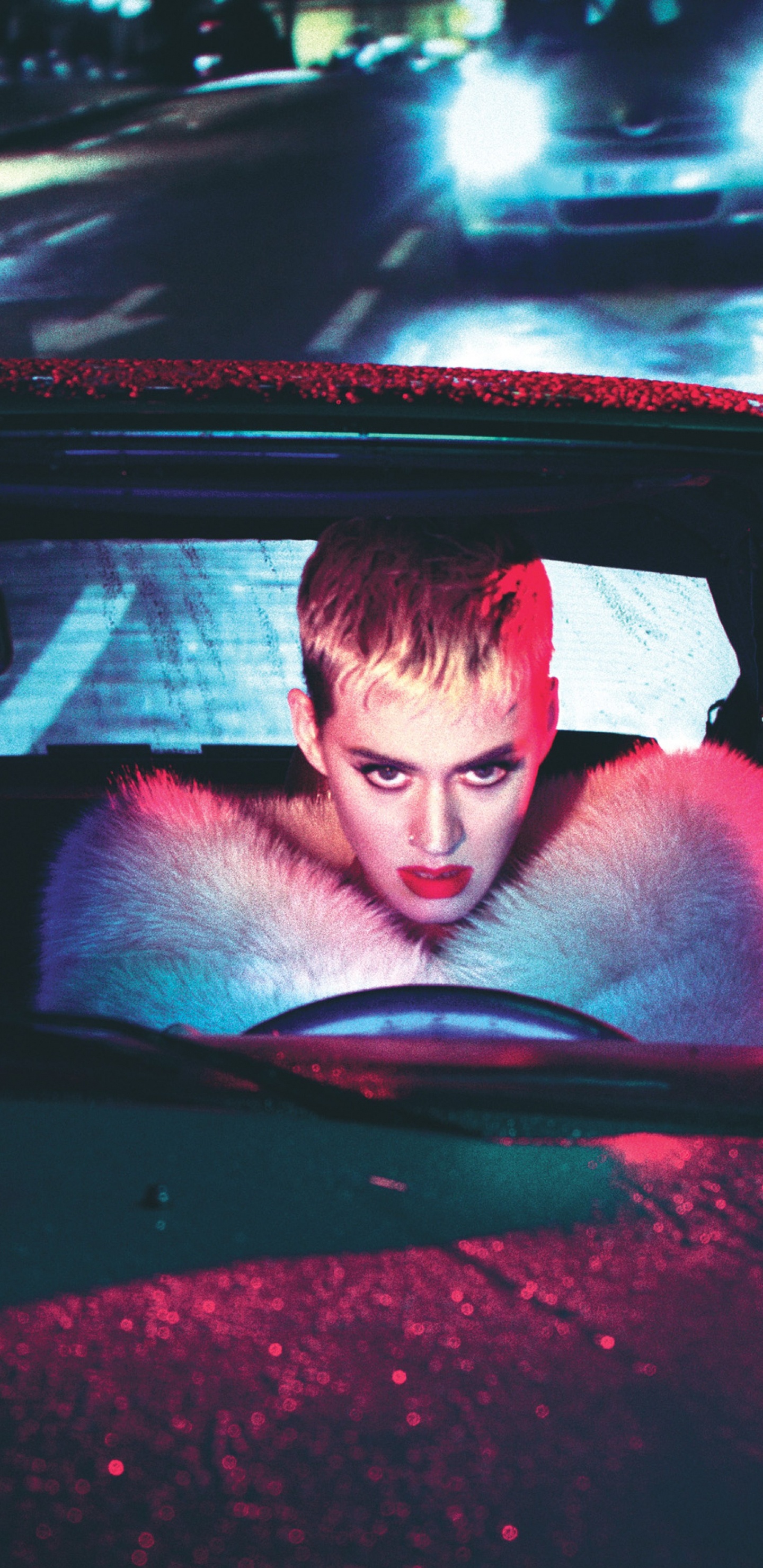 Katy Perry, Magazine, Lumière, Pièce D'auto, L'éclairage Automobile. Wallpaper in 1440x2960 Resolution