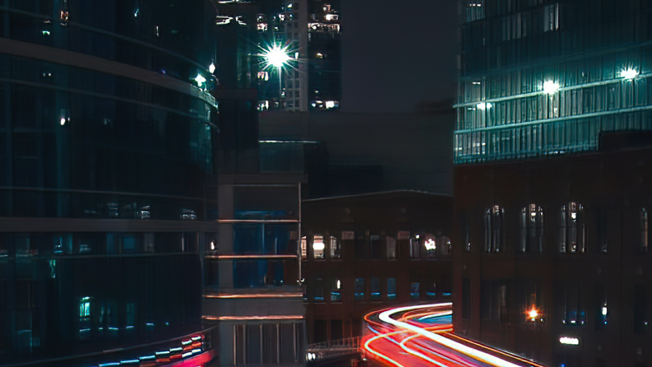 Paisaje Urbano, Edificio, Iluminación Automotriz, Electricidad, Torre de Bloques. Wallpaper in 1280x720 Resolution