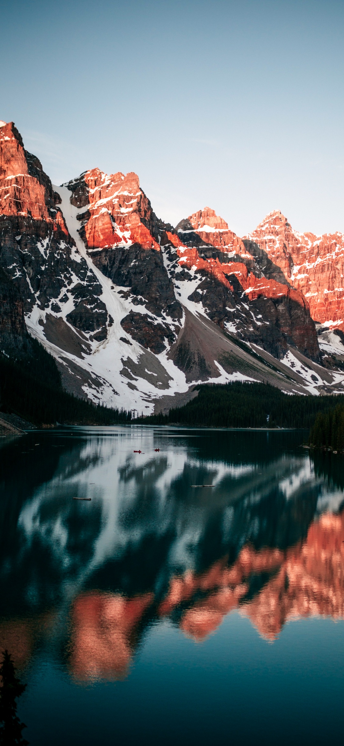 el Parque Nacional de Banff, Moraine Lake, Banff, Peyto Lake, Lake Louise. Wallpaper in 1125x2436 Resolution