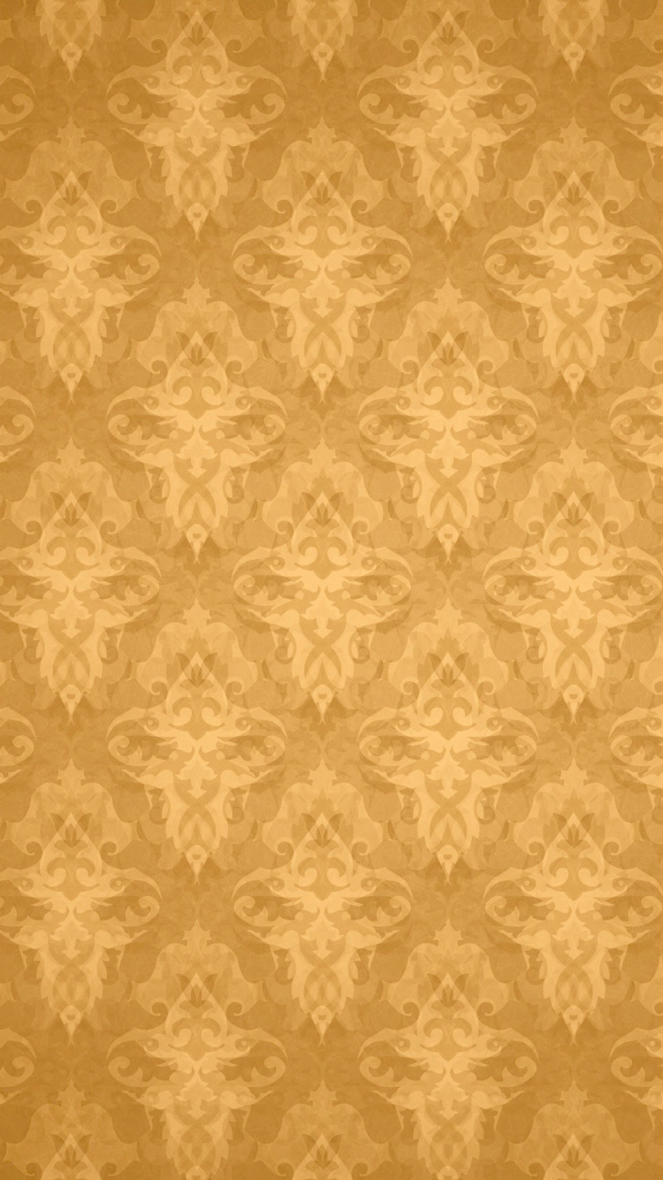 Brown and White Floral Textile. Wallpaper in 750x1334 Resolution