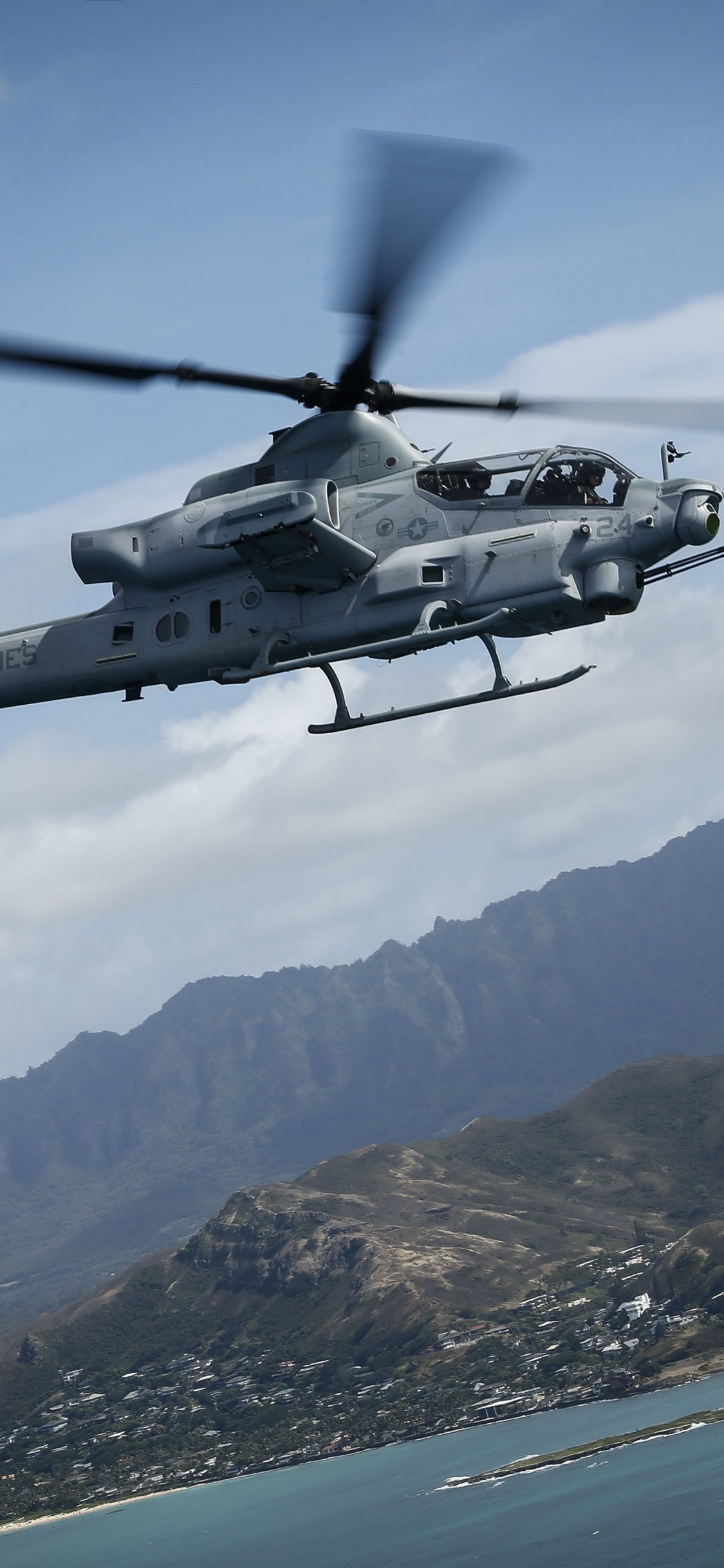 直升机, 攻击直升机, 美国海军陆战队, 直升机转子的, 旋翼飞机 壁纸 1125x2436 允许