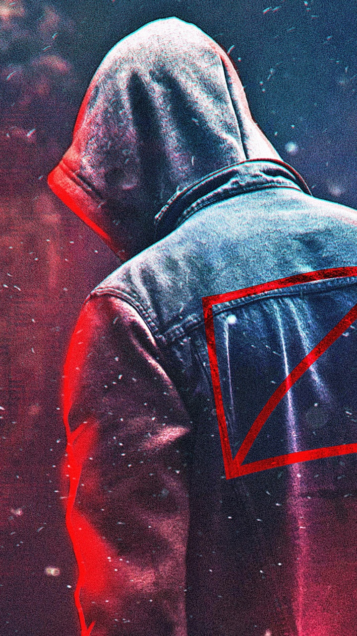 Mann im Schwarzen Hoodie Stehend. Wallpaper in 720x1280 Resolution