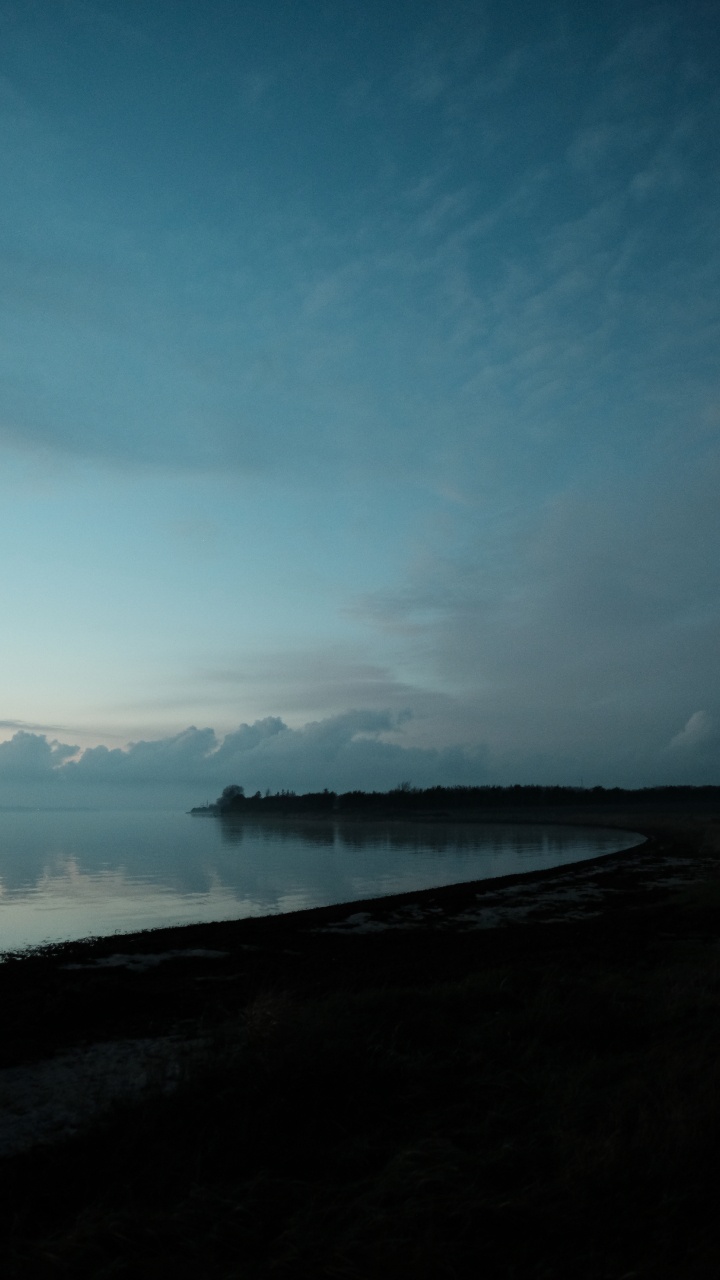 Water, Horizon, Blue, Morning, Coast. Wallpaper in 720x1280 Resolution