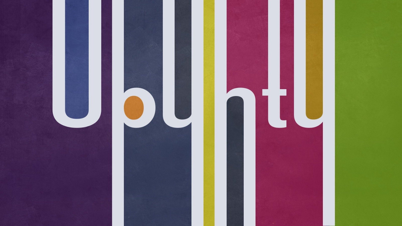Ubuntu, 文本, 紫色的, 图形设计, 品牌 壁纸 1280x720 允许