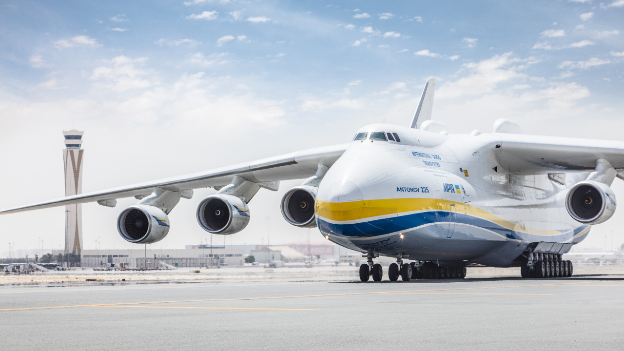 Aircraft, Airplane, Cargo Aircraft, Airliner, Antonov. Wallpaper in 1280x720 Resolution