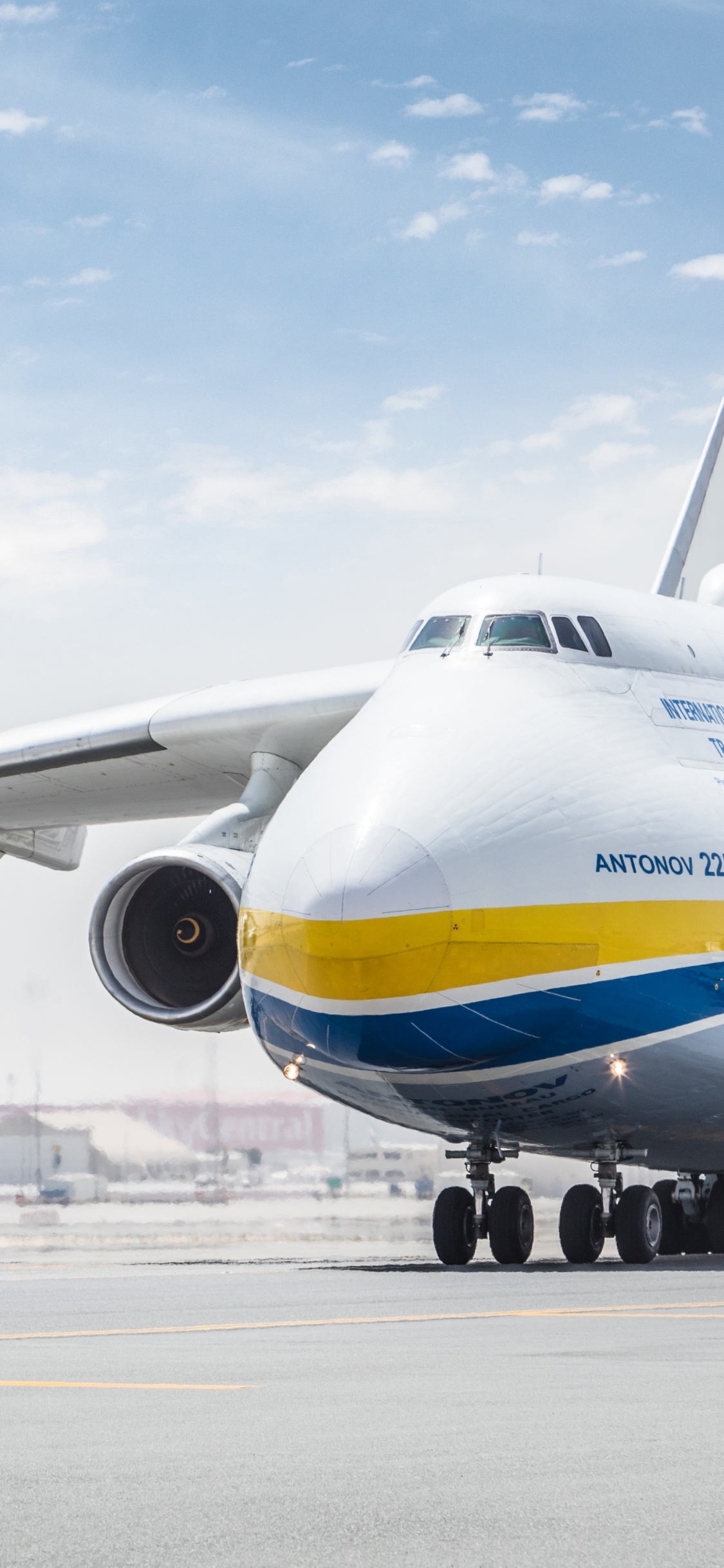 飞机上的货物, 客机, 安东诺夫, 航空航天工程, 航空公司 壁纸 1125x2436 允许
