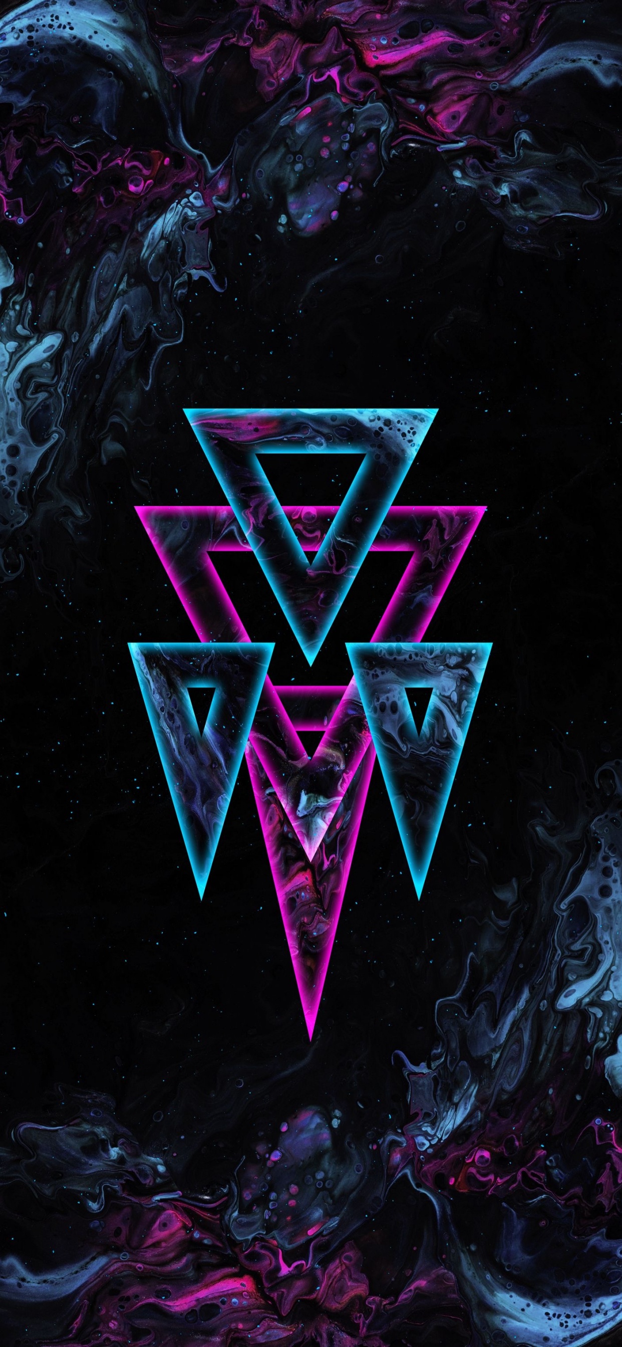 Blue Violet, Purple, Violet, Colored, Blue. Wallpaper in 1242x2688 Resolution