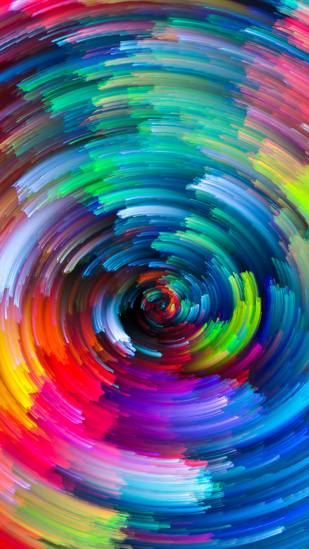 艺术, 色彩, 旋涡, 圆圈, 螺旋 壁纸 1080x1920 允许
