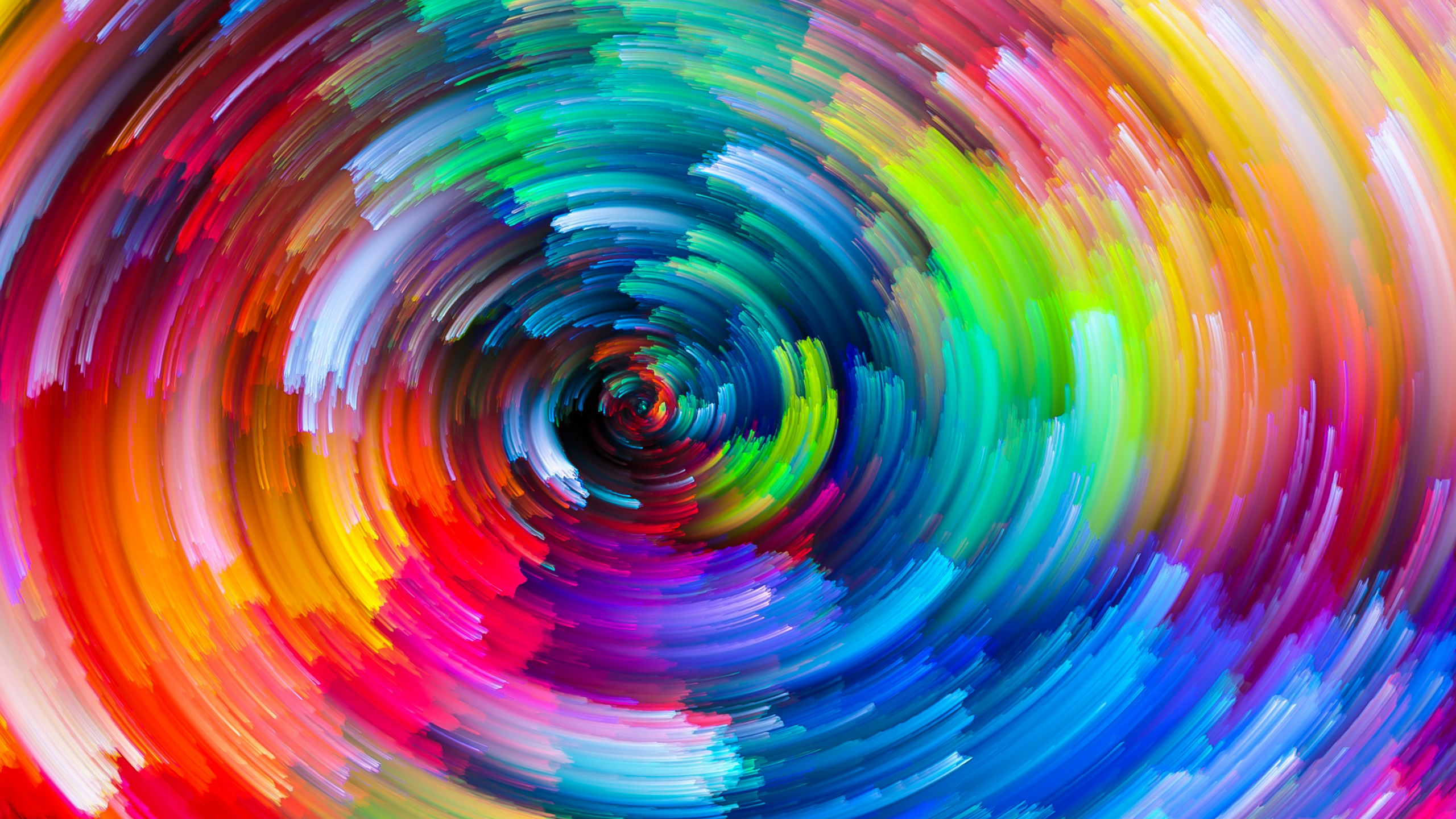 艺术, 色彩, 旋涡, 圆圈, 螺旋 壁纸 2560x1440 允许