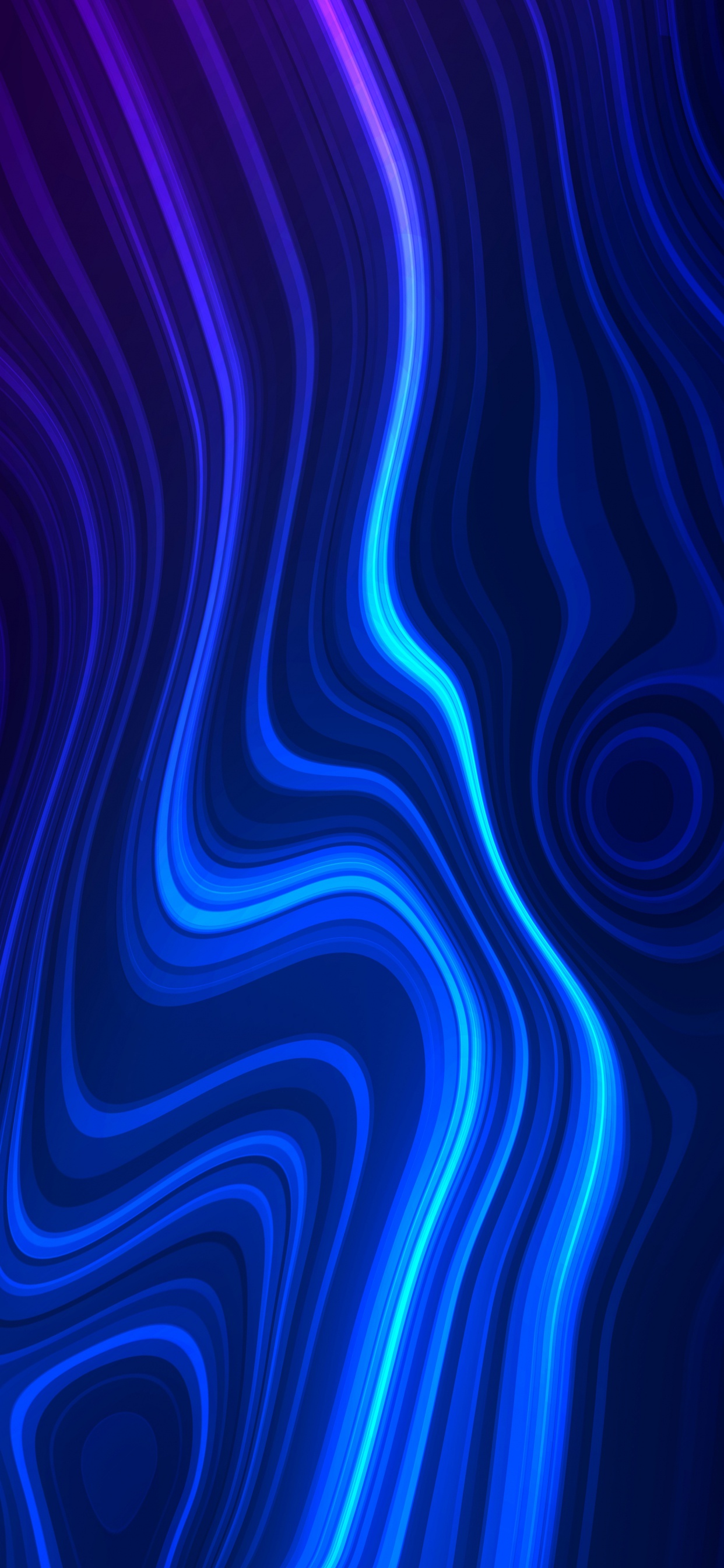 Arte Fractal, Morado, Azure, Violeta, Aqua. Wallpaper in 1242x2688 Resolution