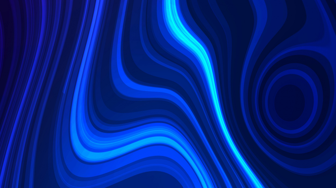 Arte Fractal, Morado, Azure, Violeta, Aqua. Wallpaper in 1366x768 Resolution