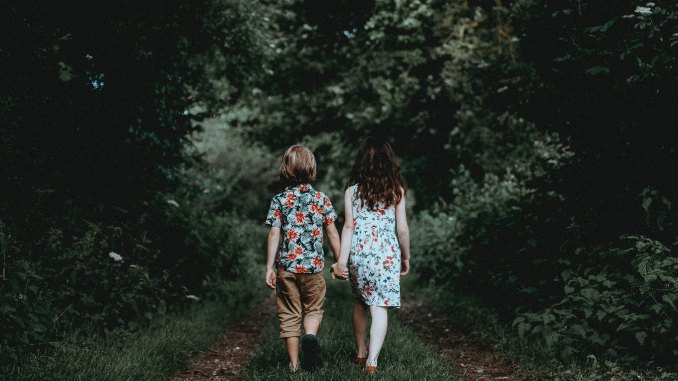 People in Nature, Green, Nature, Tree, Light. Wallpaper in 1366x768 Resolution