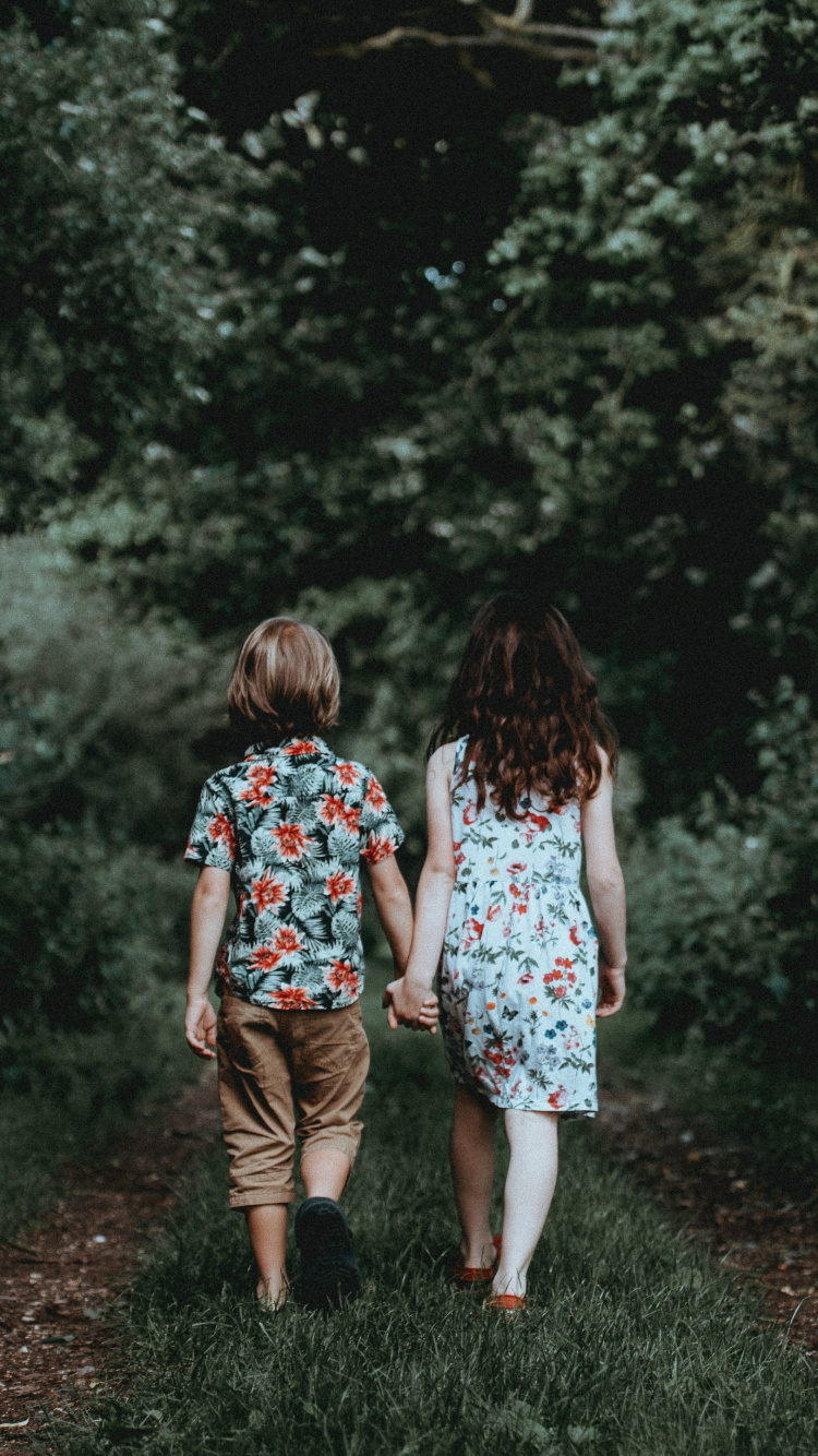 People in Nature, Green, Nature, Tree, Light. Wallpaper in 750x1334 Resolution