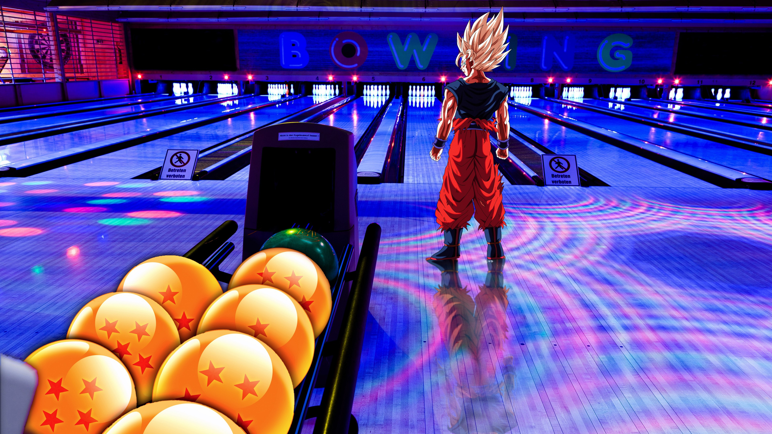 Bowling, Bowling Ball, Bowling Pin, Ball, Bowling League. Wallpaper in 2560x1440 Resolution