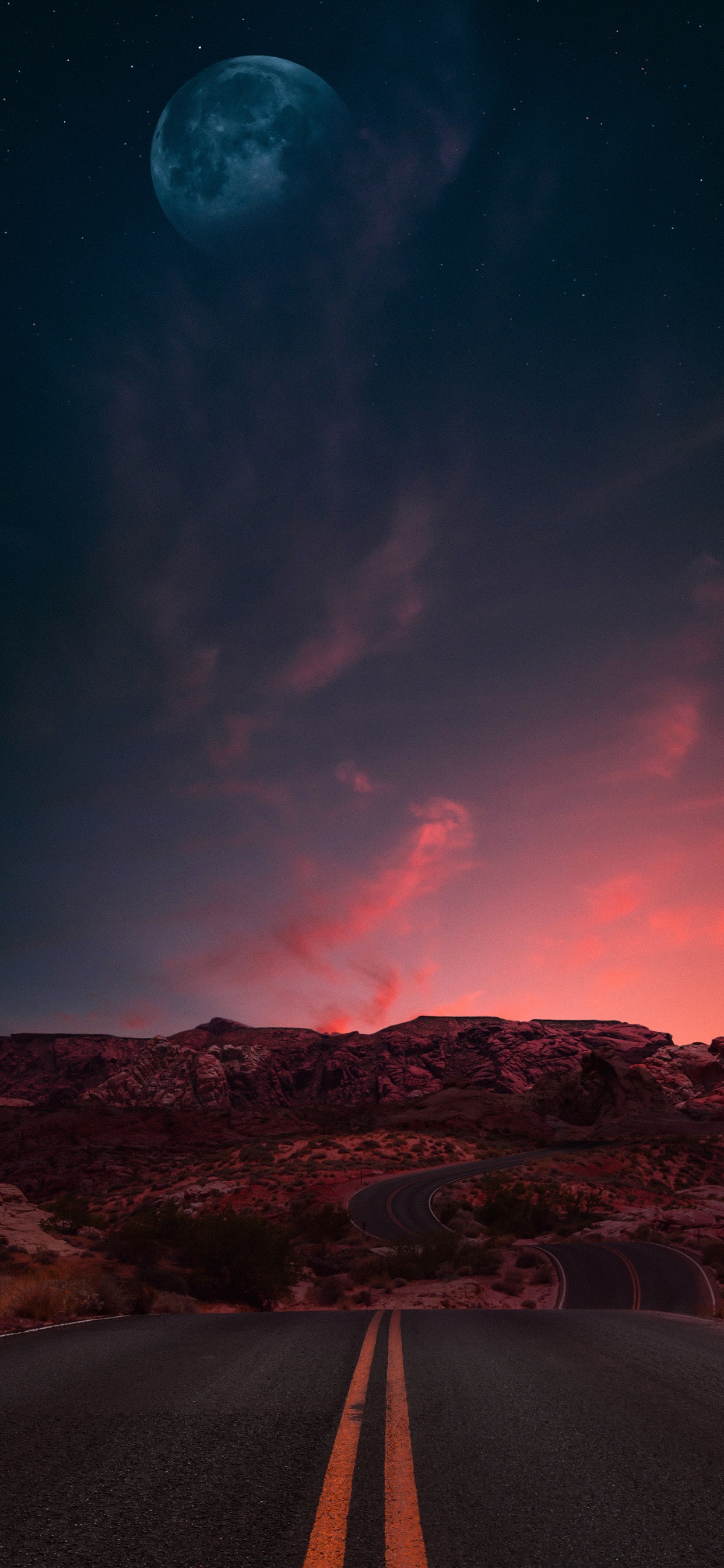 Erde, Cloud, Atmosphäre, Afterglow, Sonnenuntergang. Wallpaper in 1242x2688 Resolution