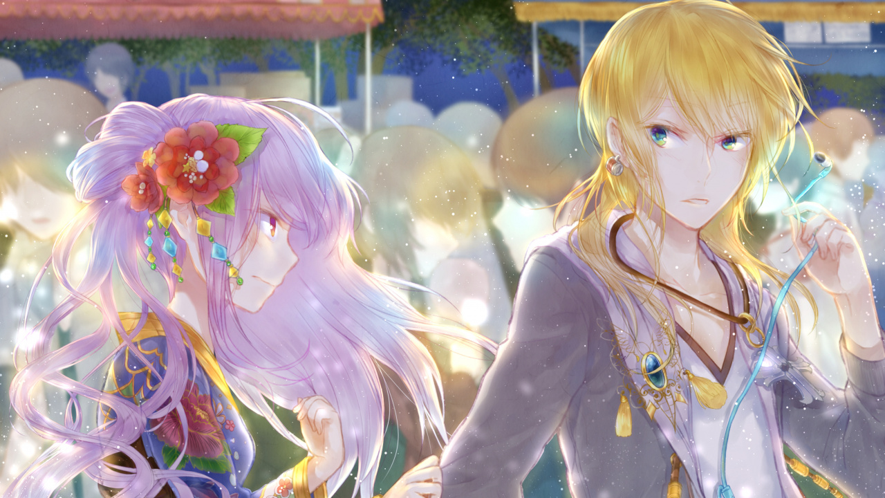 Personaje de Anime de Chica de Pelo Rubio. Wallpaper in 1280x720 Resolution