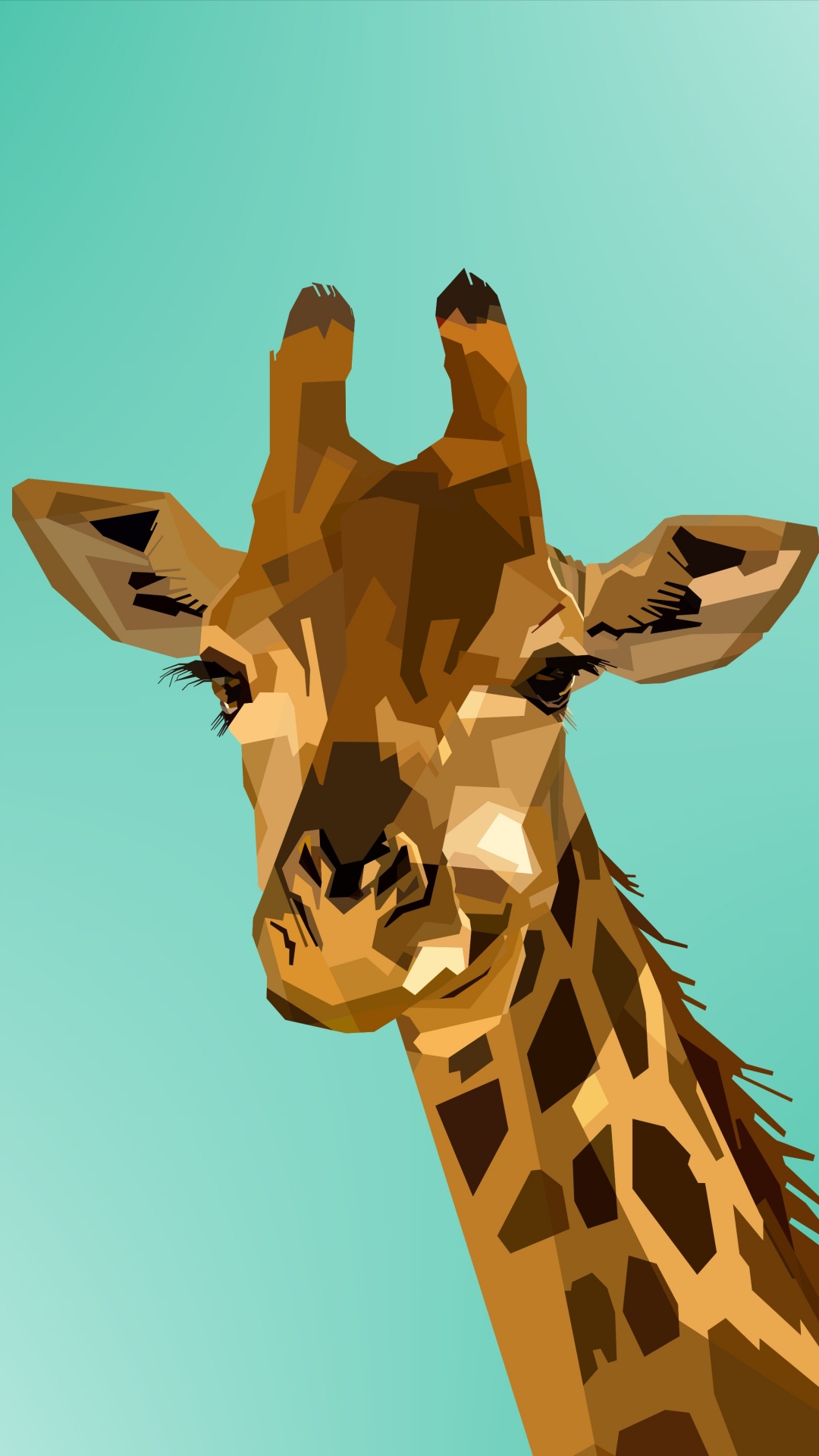 Girafe Sous Ciel Bleu Pendant la Journée. Wallpaper in 1080x1920 Resolution