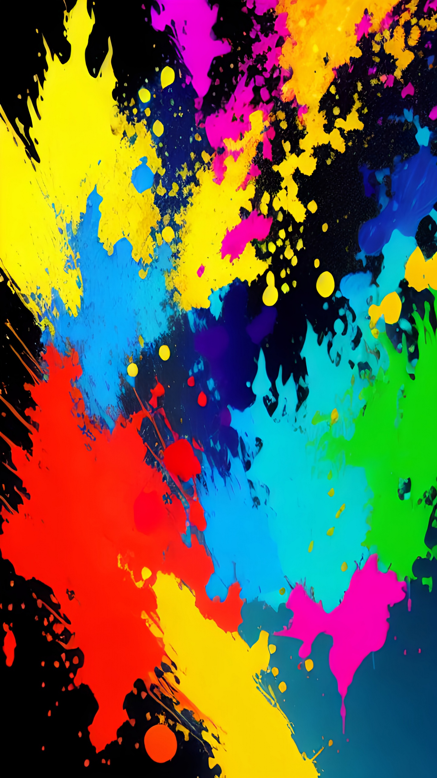 Visual Arts, Graphic Design, Acrylic Paint, Colorfulness, Rectangle. Wallpaper in 1440x2560 Resolution