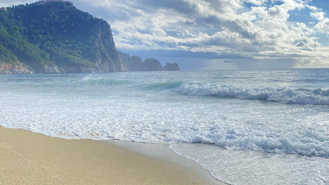 Mar, Agua, Playa, Paisaje Natural, Cumulus. Wallpaper in 1280x720 Resolution