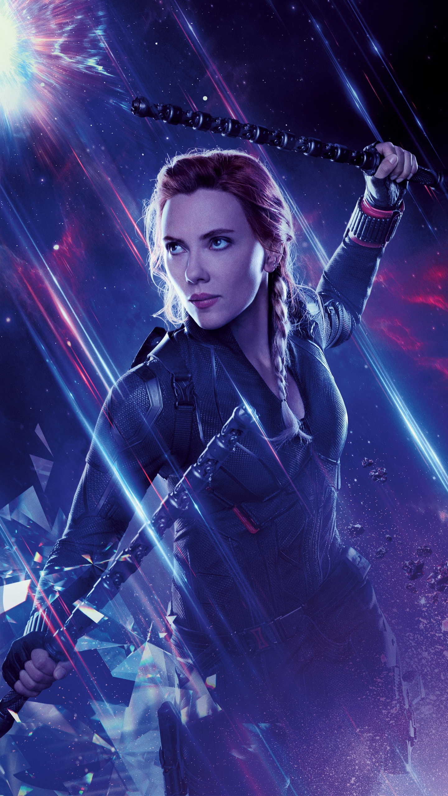 Affiche de Veuve Noire Avengers Endgame, Avengers Finale, Natasha Romanoff, Scarlett Johansson, Thanos. Wallpaper in 1440x2560 Resolution