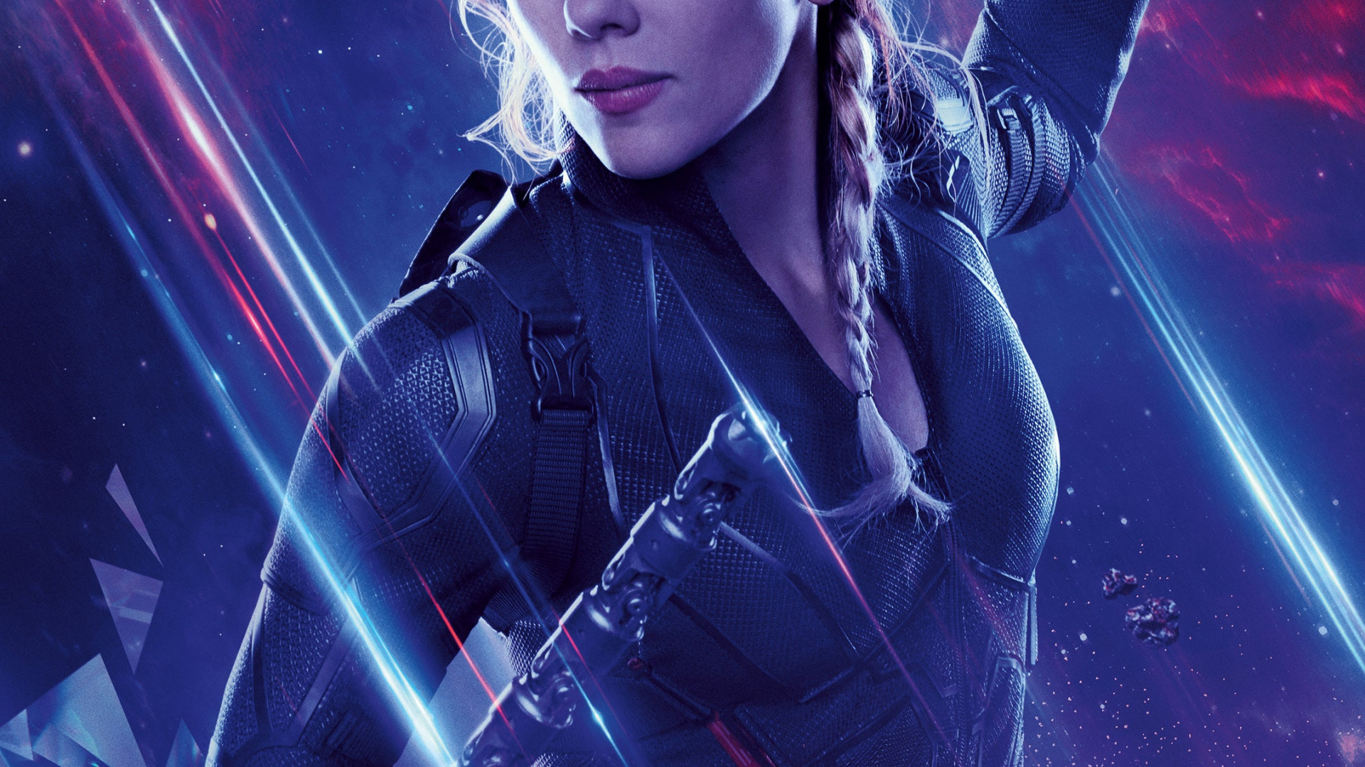 Affiche de Veuve Noire Avengers Endgame, Avengers Finale, Natasha Romanoff, Scarlett Johansson, Thanos. Wallpaper in 1920x1080 Resolution