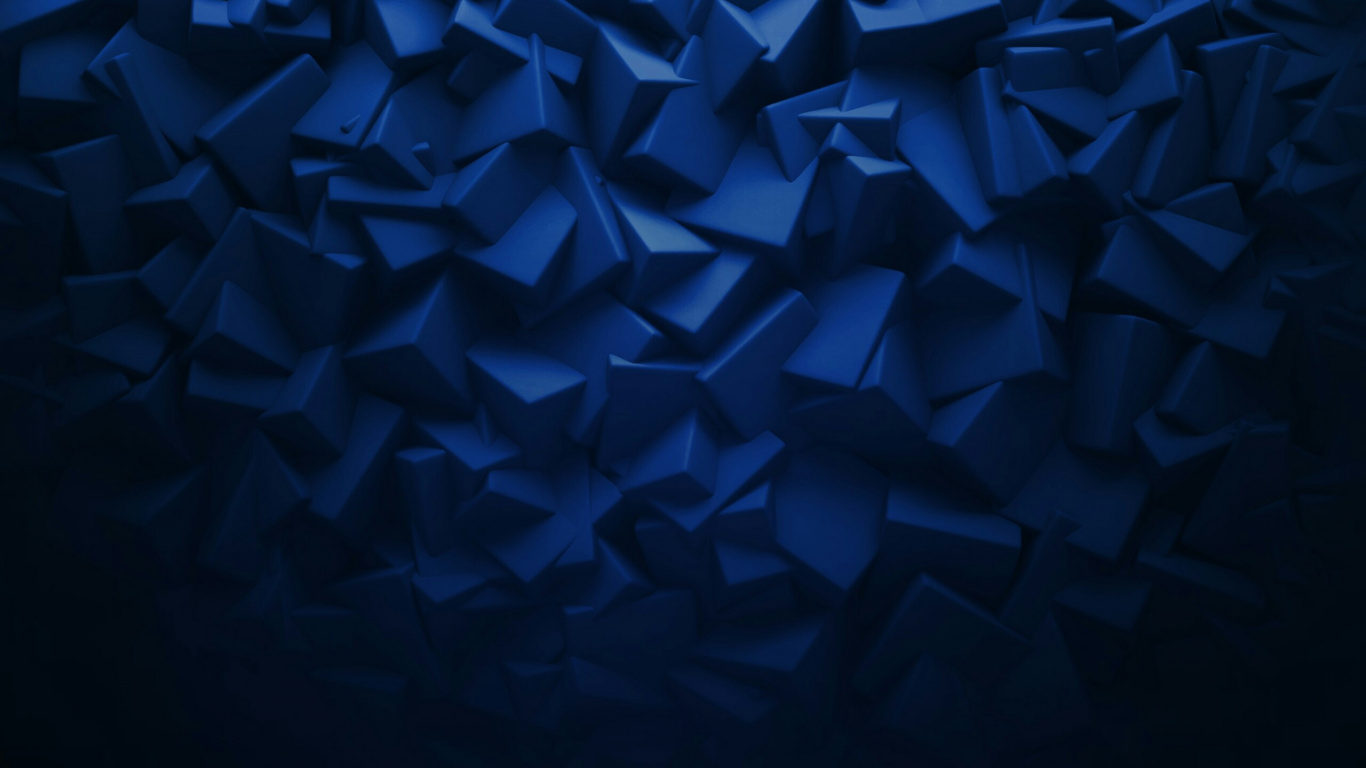 Blue and White Star Illustration. Wallpaper in 1366x768 Resolution