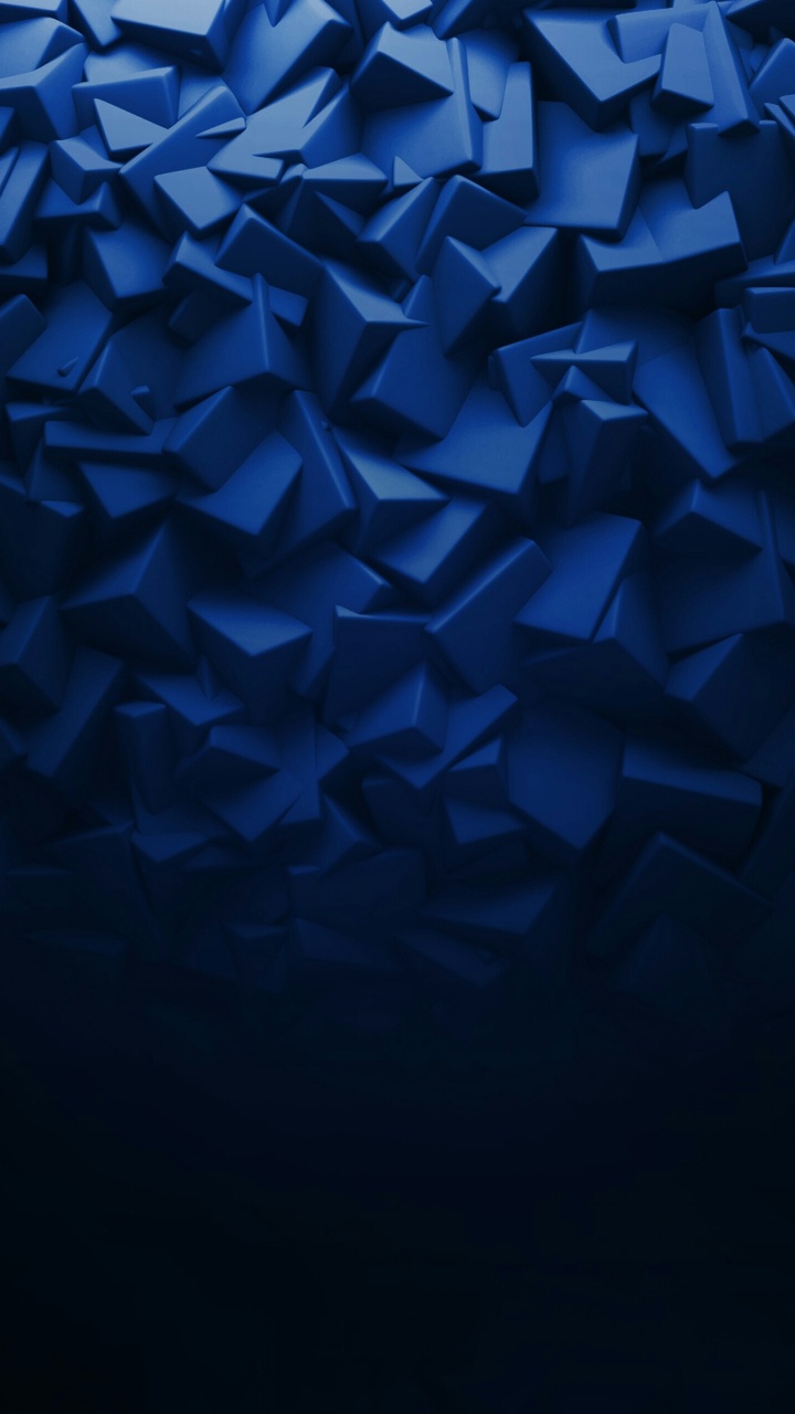 Blaue Und Weiße Sternabbildung. Wallpaper in 720x1280 Resolution