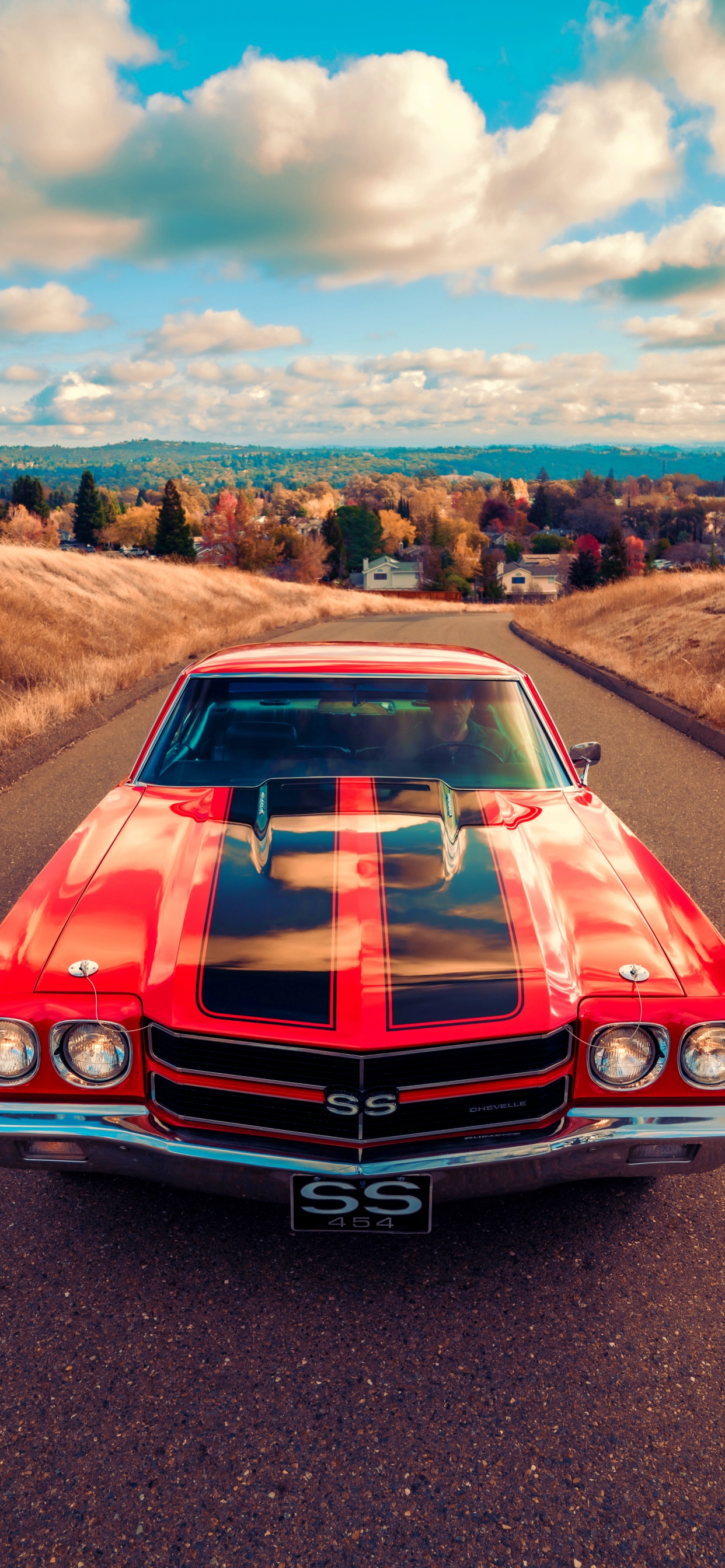 Chevrolet Camaro, Chevrolet Chevelle, de Voiture de Muscle, Voiture de Collection, Ford Mustang. Wallpaper in 1242x2688 Resolution