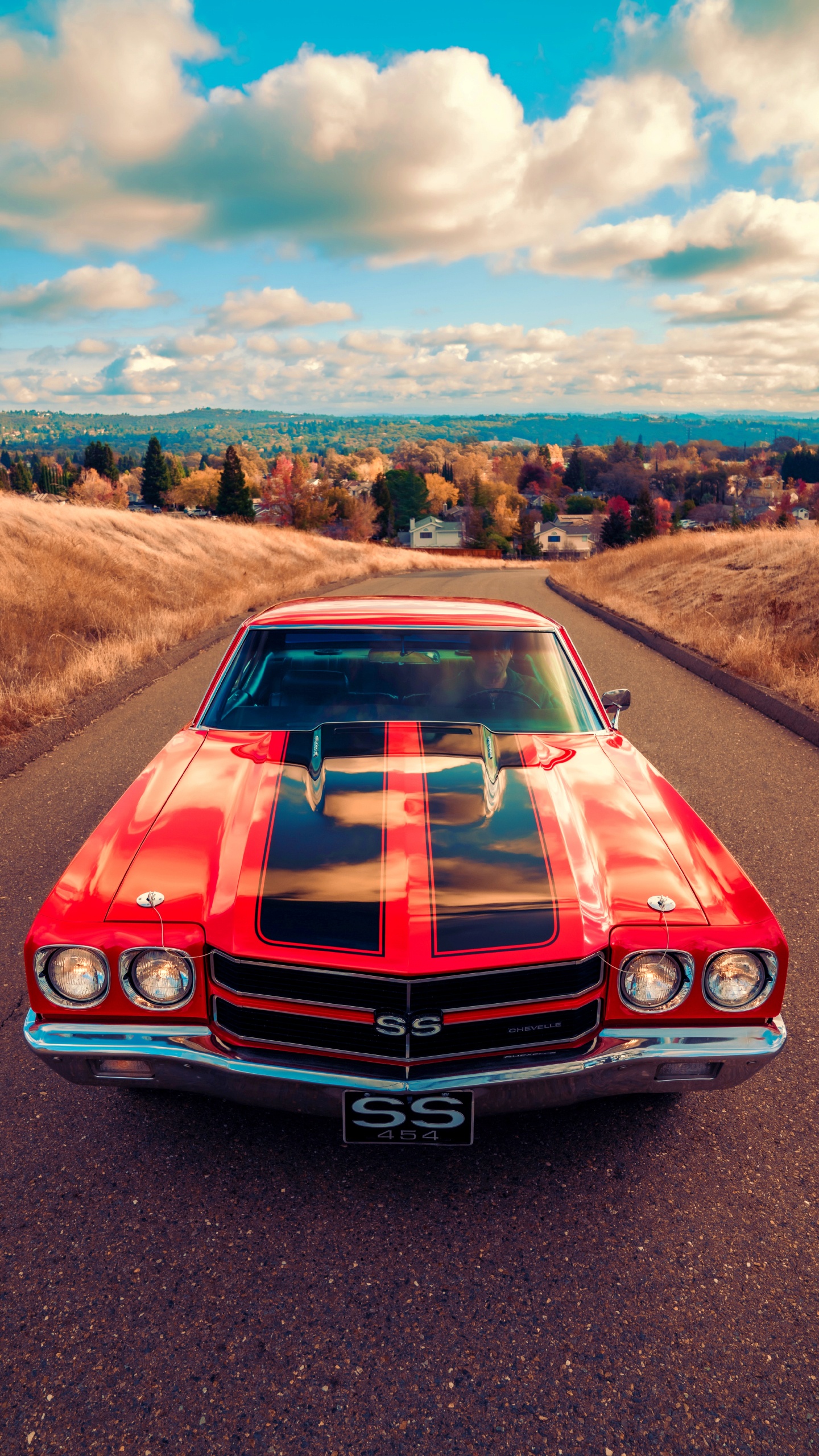 Chevrolet Camaro, Chevrolet Chevelle, de Voiture de Muscle, Voiture de Collection, Ford Mustang. Wallpaper in 1440x2560 Resolution