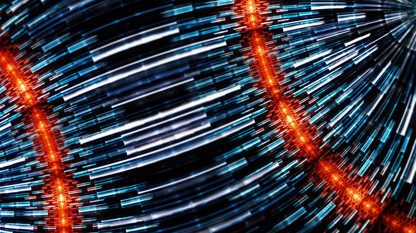 Red and White Lights in Time Lapse Photography. Wallpaper in 1366x768 Resolution