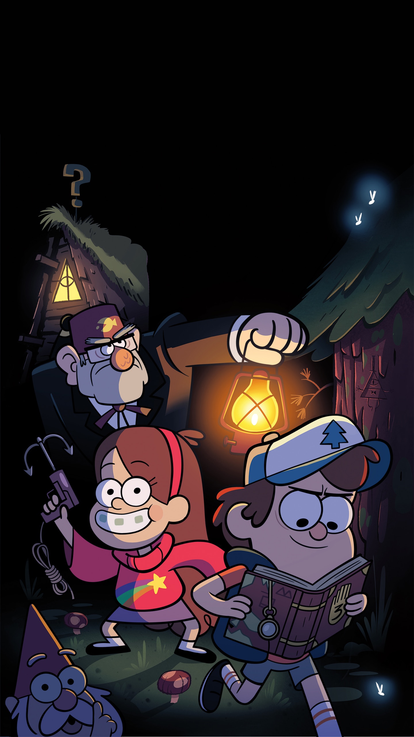 Caricatura, Pinos Cazo, la Gravedad Cae Leyendas Perdidas, Mabel Pines, Arte. Wallpaper in 1440x2560 Resolution