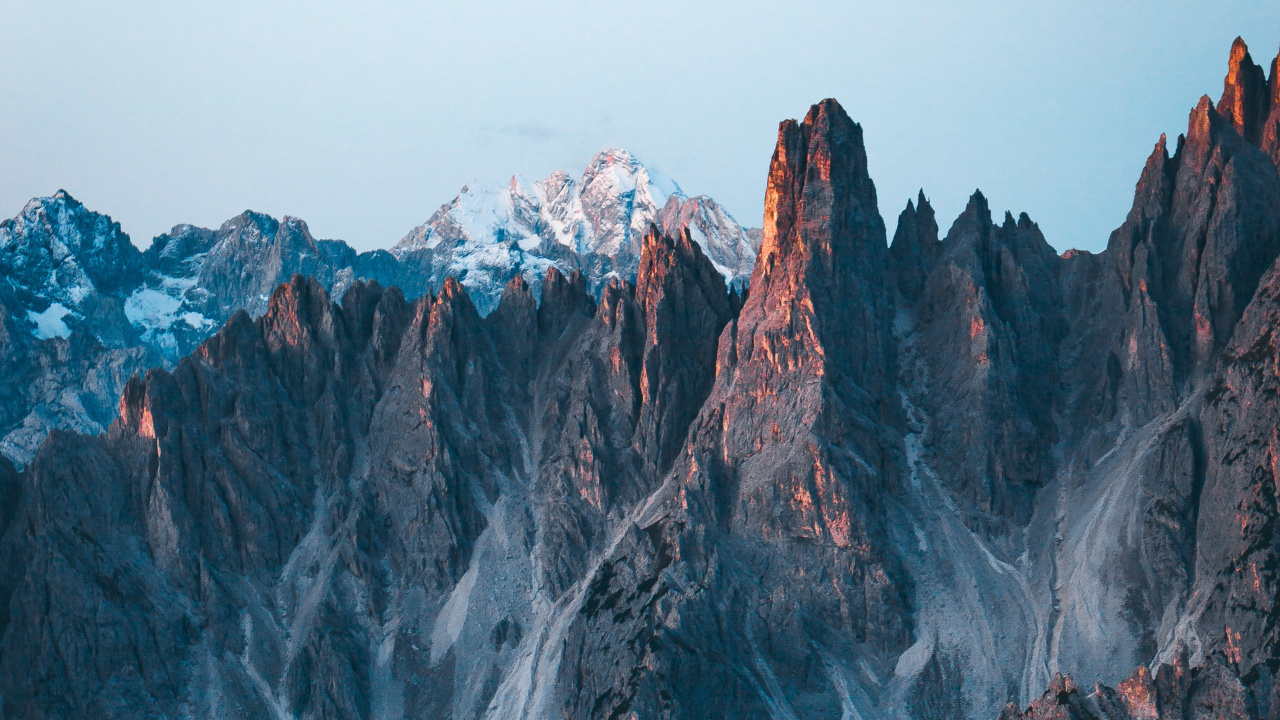 Glacial Landform, Dolomites, Cadini di Misurina, Mountain, Mount Scenery. Wallpaper in 1280x720 Resolution