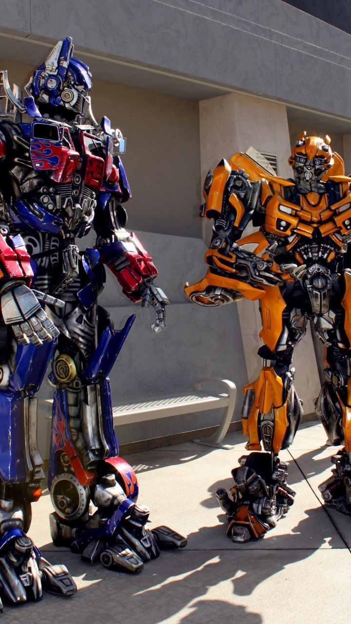 in Transformatoren, Transformers The Ride 3D, Optimus Prime, Universal Studios Hollywood, Megatron. Wallpaper in 720x1280 Resolution