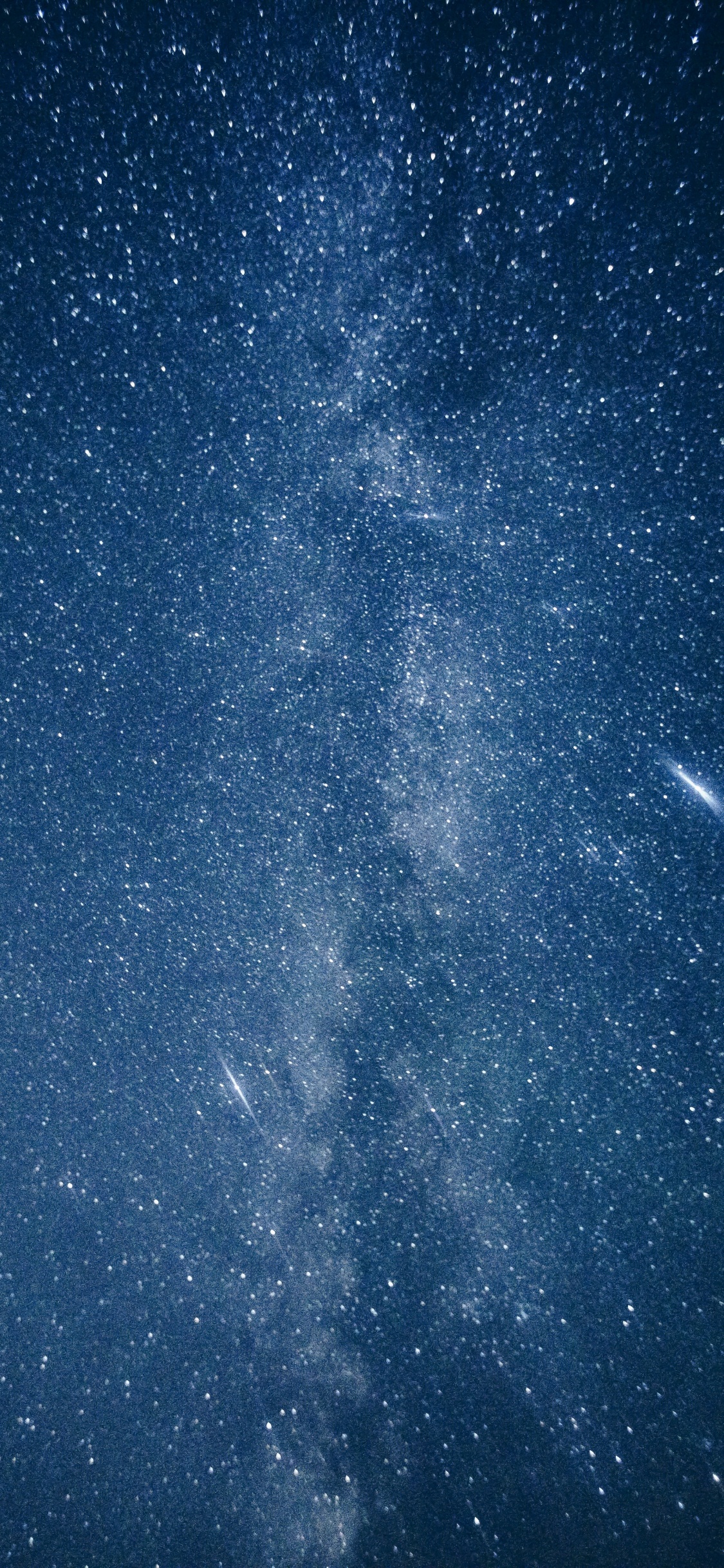 Noche Estrellada Azul y Blanca. Wallpaper in 1125x2436 Resolution