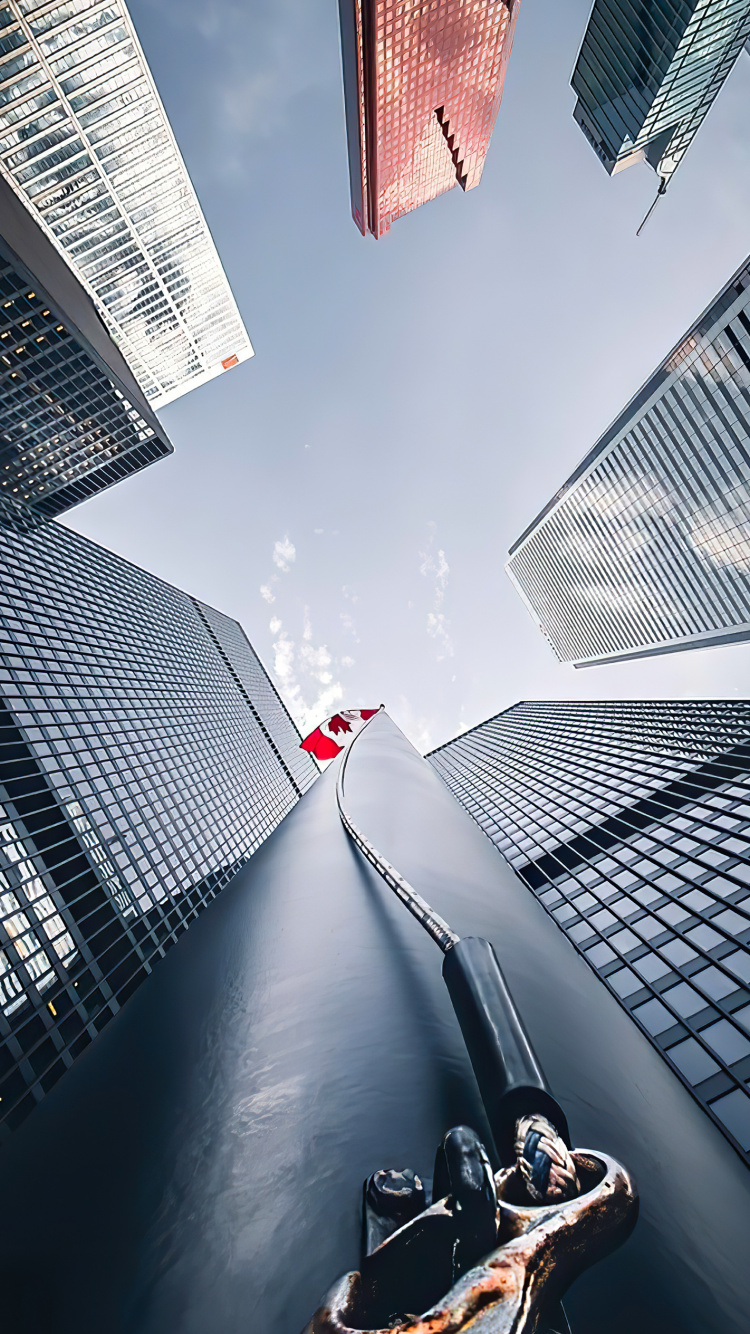 Skyscraper, Building, Daytime, White, World. Wallpaper in 750x1334 Resolution