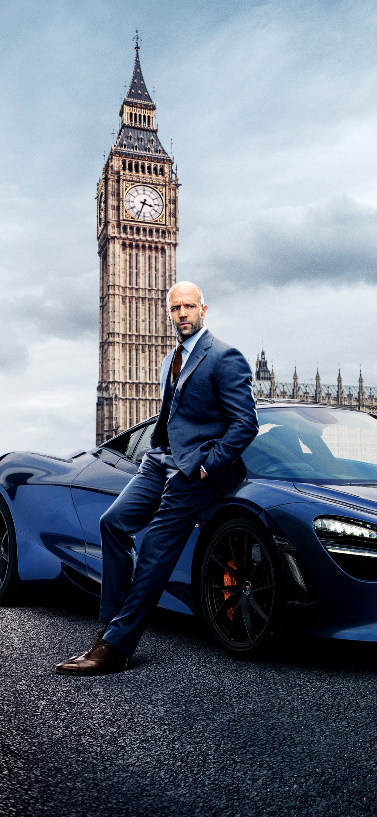 Deckard Shaw, Wheel, Tire, Cars, Cloud. Wallpaper in 1242x2688 Resolution