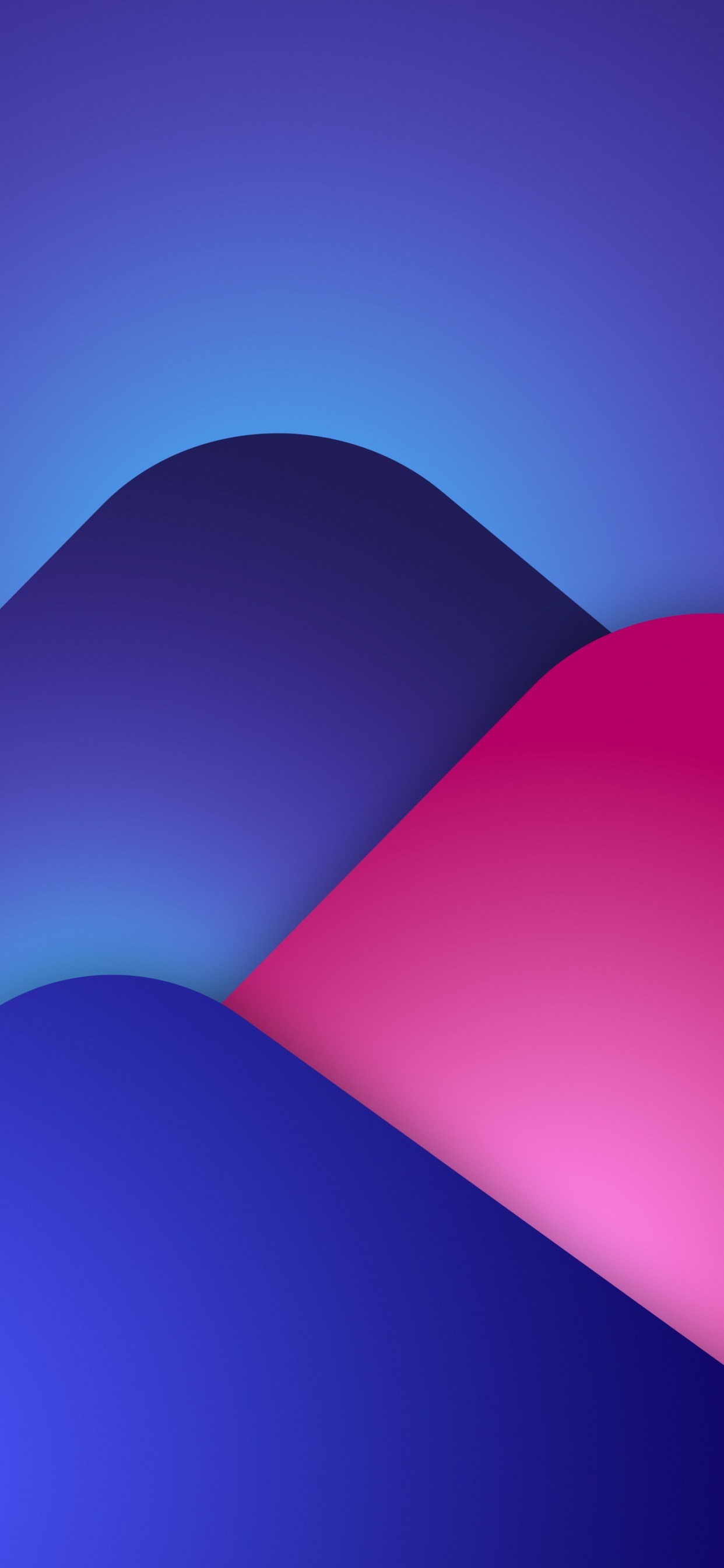 Geometrie, Mathematik, Farbigkeit, Purpur, Piste. Wallpaper in 1242x2688 Resolution