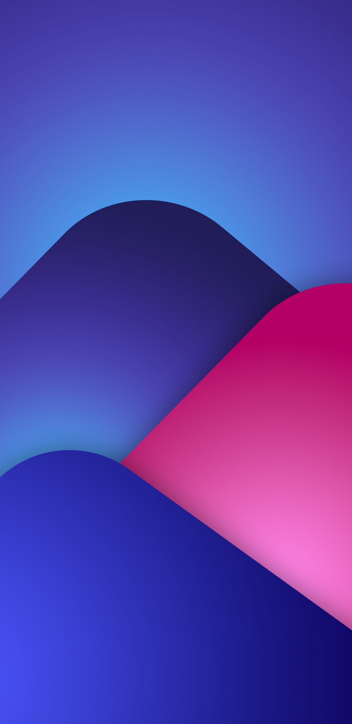 Geometrie, Mathematik, Farbigkeit, Purpur, Piste. Wallpaper in 1440x2960 Resolution