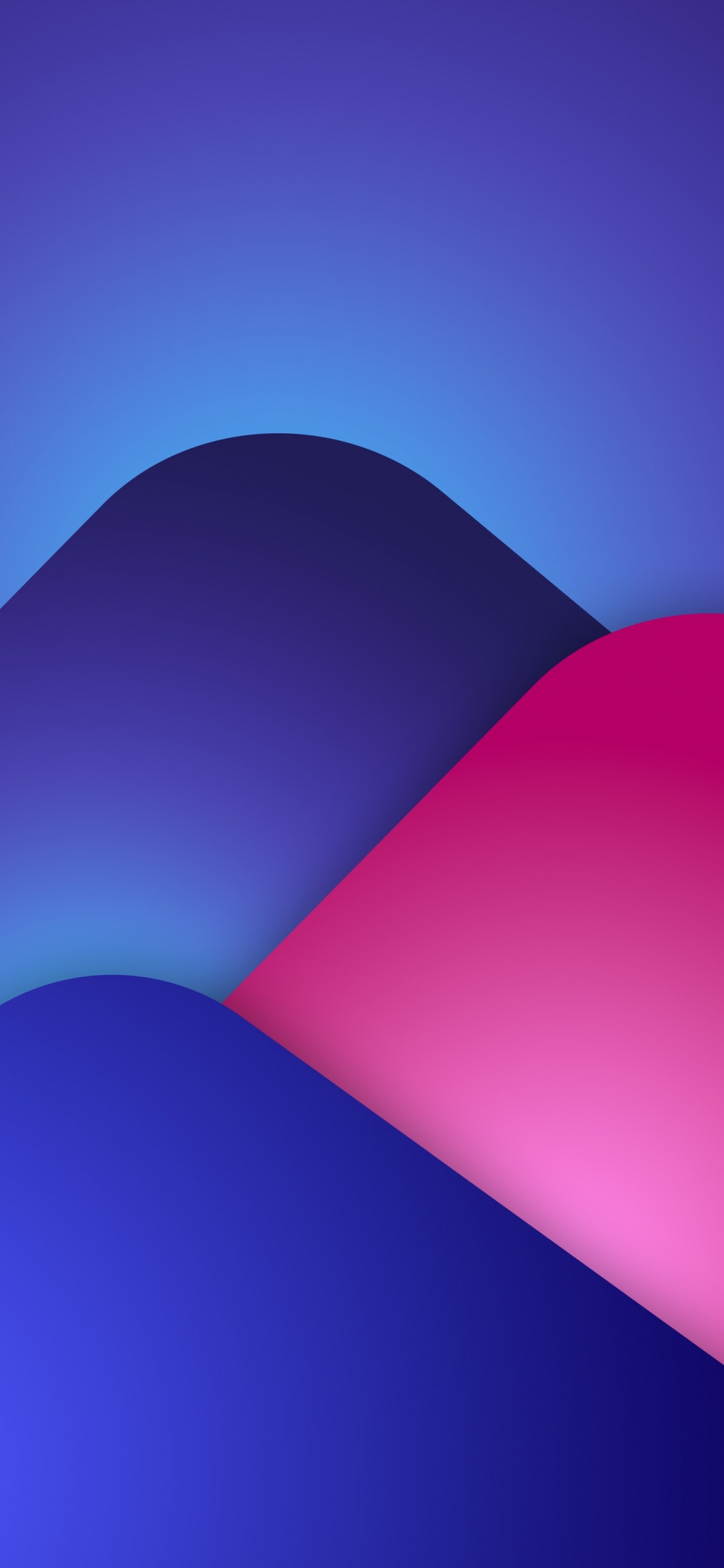 Géométrie, Mathématique, la Pureté de la Couleur, Purple, Pente. Wallpaper in 1125x2436 Resolution