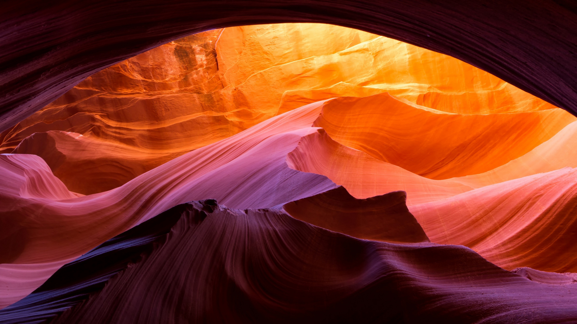 Antelope Canyon, Page, Lake Powell, Orange, Canyon. Wallpaper in 1920x1080 Resolution