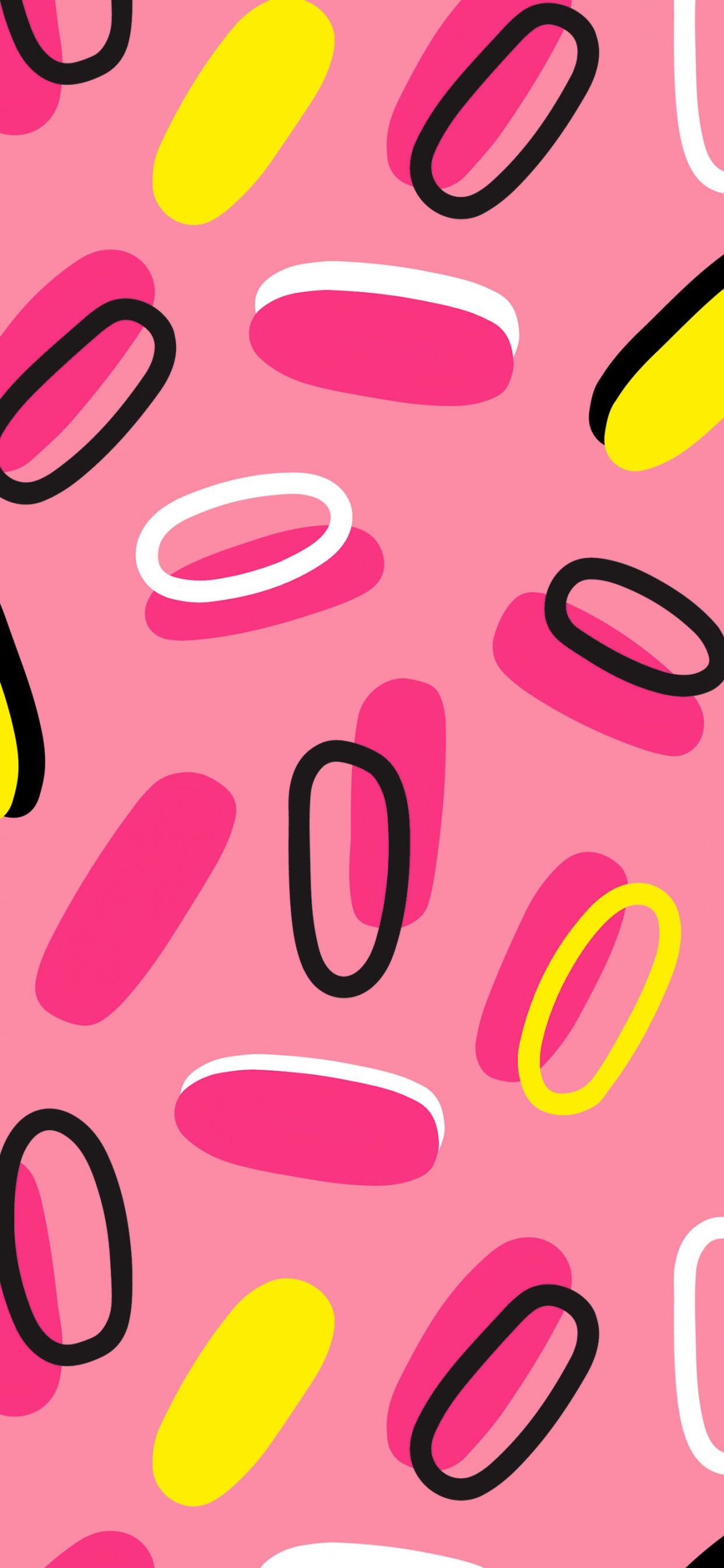 Autocollant, Conception, L'expression du Visage, Pink, Magenta. Wallpaper in 1242x2688 Resolution