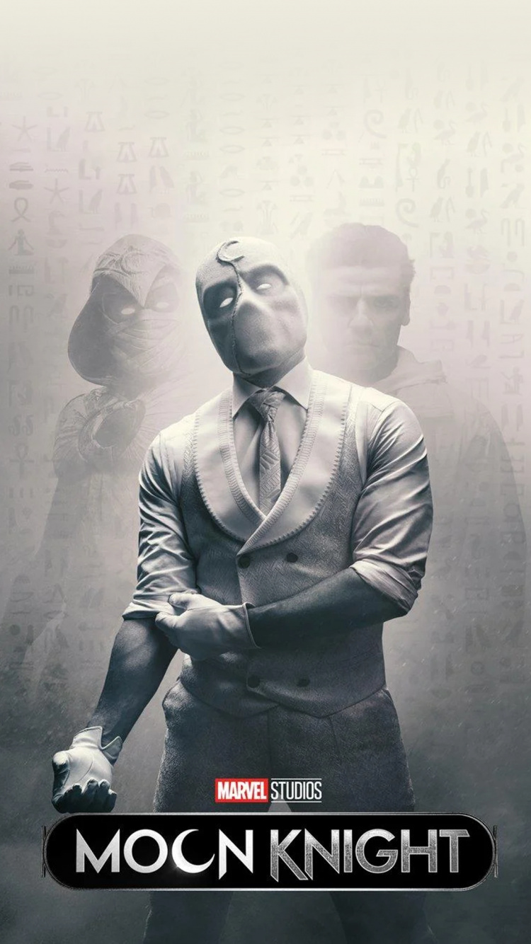 Moon Knight, 迪斯尼电影, Marvel, 海报, 奇迹工作室 壁纸 750x1334 允许