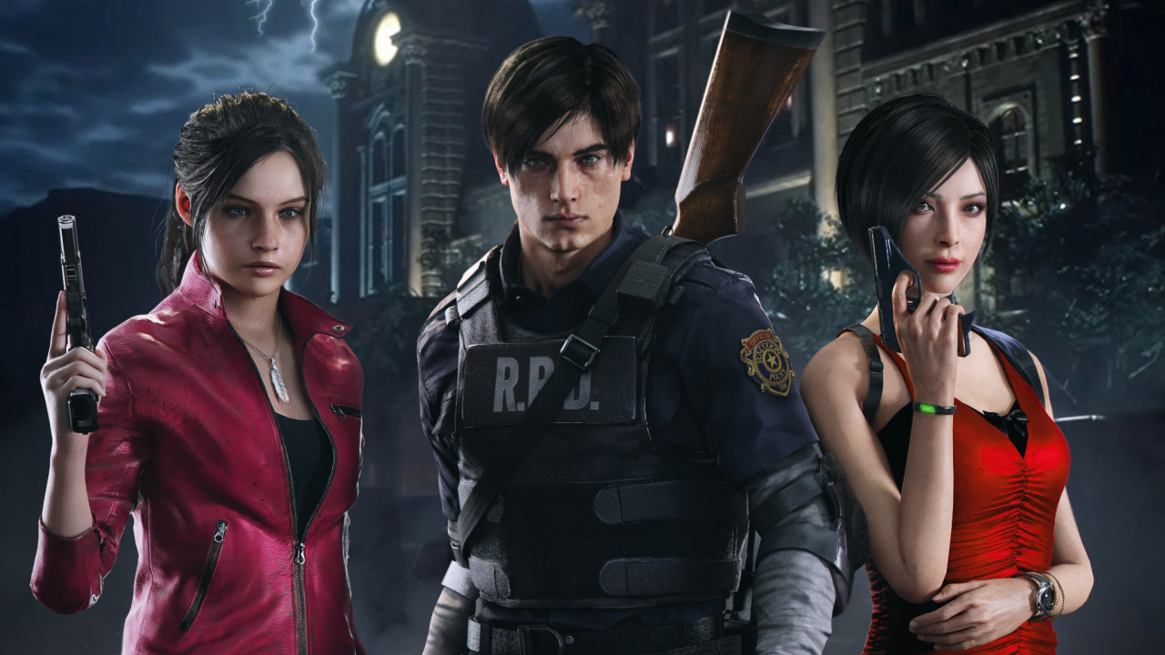 Resident Evil 2, Resident Evil, Claire Redfield, Leon S Kennedy, Games. Wallpaper in 1280x720 Resolution
