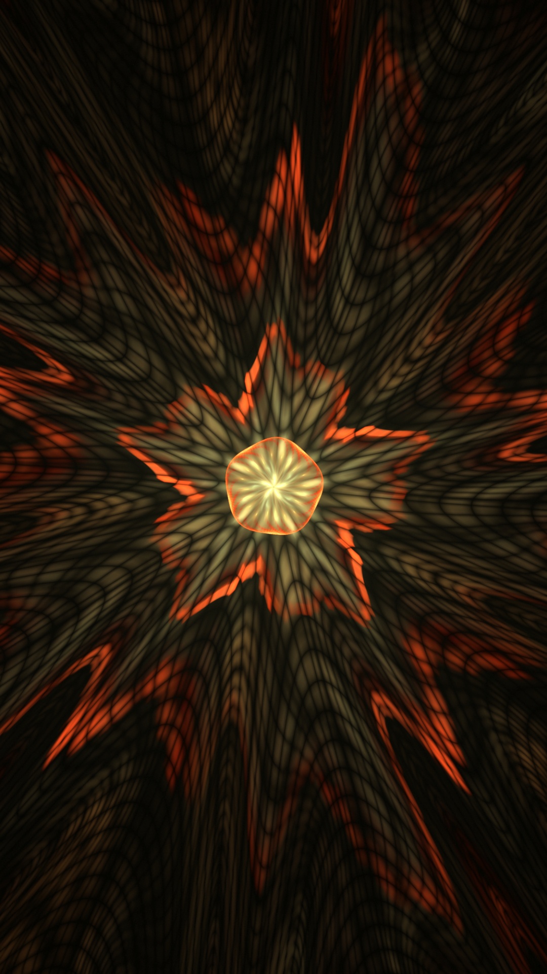 Illustration Abstraite Rouge et Noir. Wallpaper in 1080x1920 Resolution